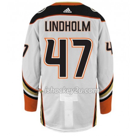 Mænd NHL Anaheim Ducks Trøje HAMPUS LINDHOLM 47 Adidas Hvid Authentic